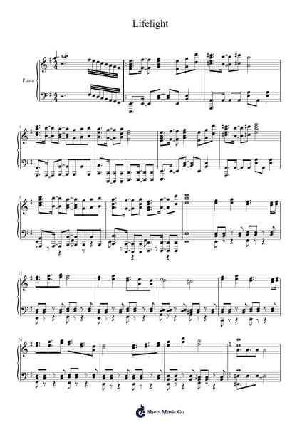 Lifelight Sheet Music by Jose Villanueva-Arr.Phisan Lionelphy