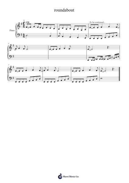 roundabout Sheet Music by undefined-Arr.Kirkmaltz