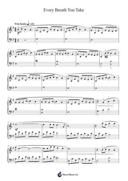 Every Breath You Take Sheet Music by The Police-Arr.Fasil Murseph
