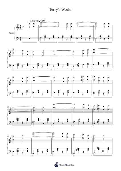 Terry's World Sheet Music by undefined-Arr.Pistal