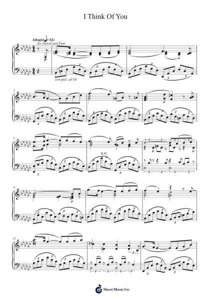 I Think Of You Sheet Music by Alma Deutscher-Arr.Willmand Dundre