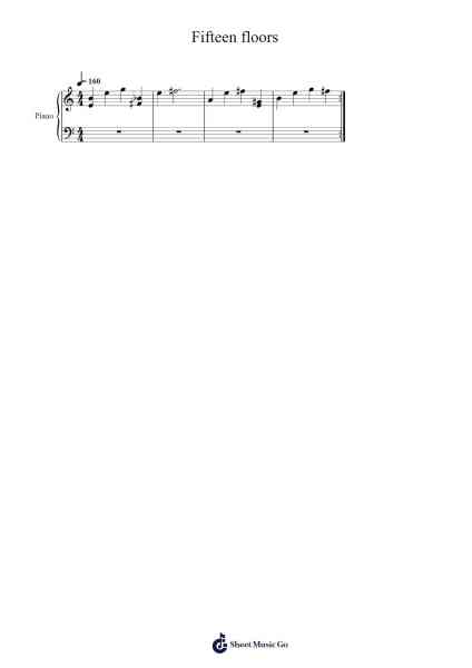 Fifteen floors Sheet Music by undefined-Arr.Consdia Debruth