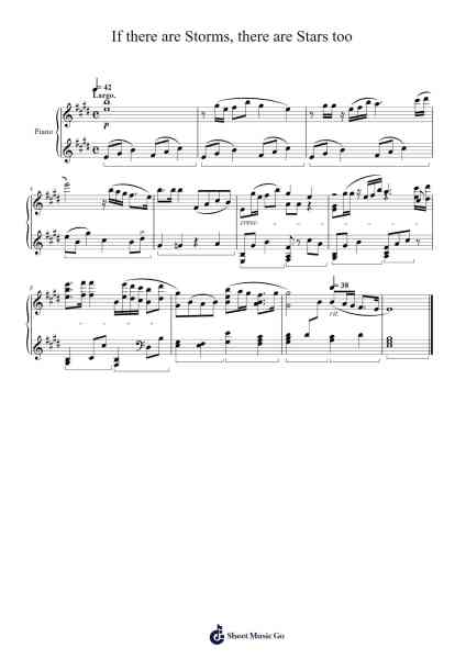 If there are Storms, there are Stars too Sheet Music by undefined-Arr.Bunjoan Payley