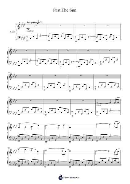 Past The Sun Sheet Music by David Badillo-Arr.Larple