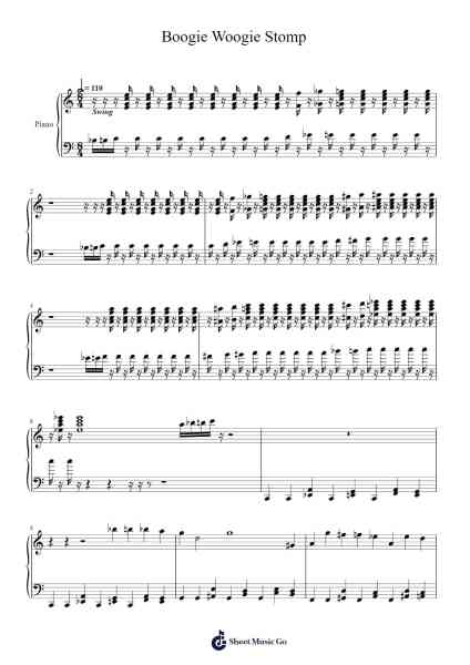 Boogie Woogie Stomp Notenblatt von Albert Ammons-Arr.Leomos