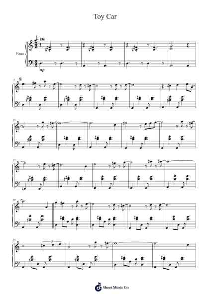 Toy Car - Professor Layton and the Unwound Future Sheet Music by Tomohito Nishiura/Elliott M-D-Arr.Thodoreien