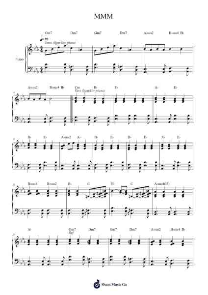 MMM Sheet Music by undefined-Arr.Bellper Cowcolm