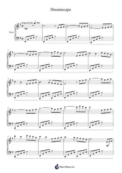 Dreamscape Sheet Music by Ronald E. McVey-Arr.Upving