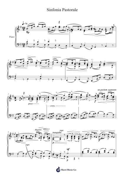 Sinfonia in G Major (Pastorale), BWV 248, No. 10 Sheet Music by Johann Sebastian Bach-Arr.Serles
