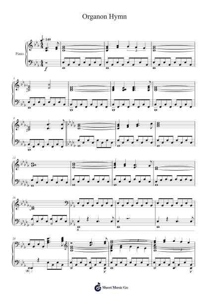 Hymn Sheet Music by Finn Seliger/Jan Müller-Michaelis-Arr.Keplus
