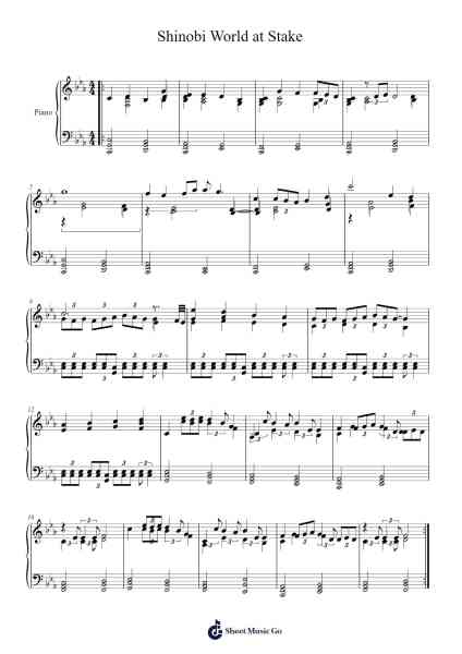 Shinobi World at Stake Sheet Music by Larroe Mondpel-Arr.Otstrong