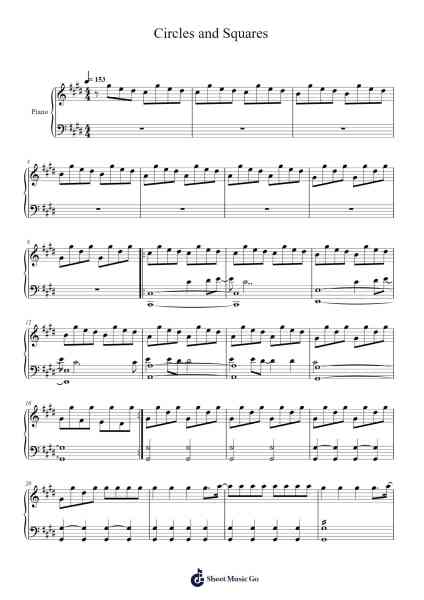 Circles and Squares Sheet Music by Phuture Noize-Arr.Demplis