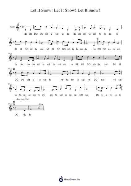 Let It Snow! Let It Snow! Let It Snow! Sheet Music by Jule Styne-Arr.Thodorece