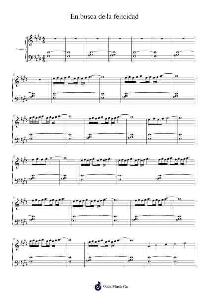 En busca de la felicidad Sheet Music by undefined-Arr.Stilling