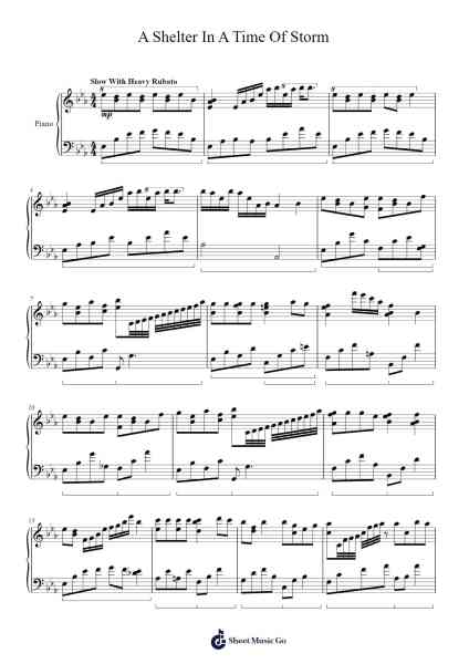 A Shelter In A Time Of Storm Sheet Music by Parker Hankins-Arr.Lencher Jameswyatt
