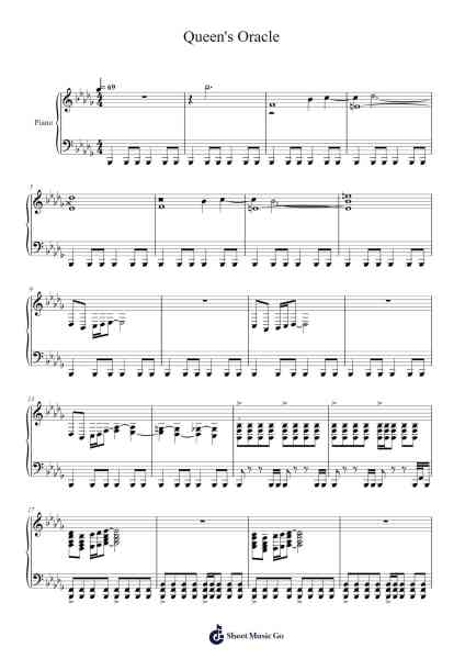 Queen's Oracle Sheet Music by Michael Salvatori/Skye Lewin/C Paul Johnson-Arr.Prupert Cookegram
