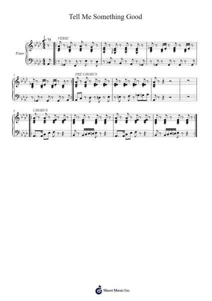Tell Me Something Good Sheet Music by Stevie Wonder-Arr.Alkerr Wolfclife