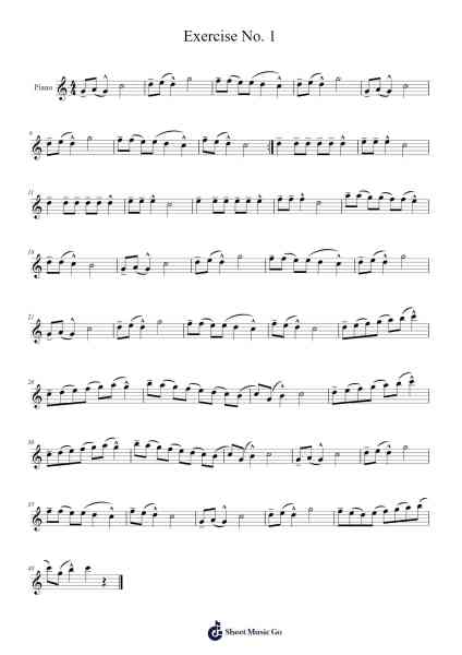 Exercise No. 1 Sheet Music by undefined-Arr.Molsham