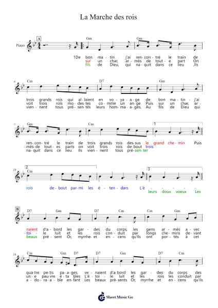 La Marche des rois Sheet Music by Traditional-Arr.Tenings