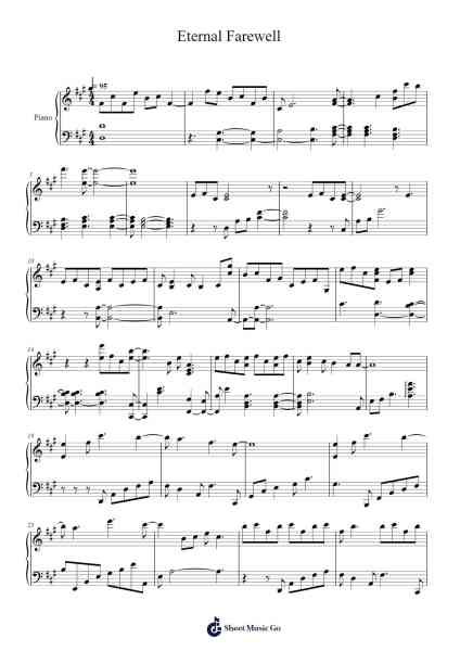 Eternal Farewell Sheet Music by Mcnoah-Arr.Nanholt Walkchi