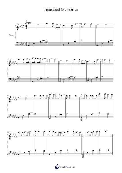 Treasured Memories Sheet Music by Aubrianna Shields-Arr.Jofield