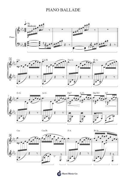 Ballade No. 1 in G minor, Op. 23 Sheet Music by Frédéric Chopin-Arr.Pebar Hawgie