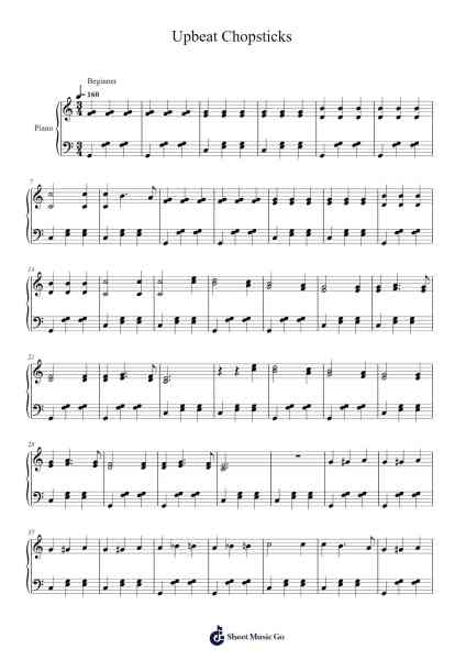 Upbeat Chopsticks Sheet Music by Onesimus Hewett-Arr.Paygill Noaho'neil