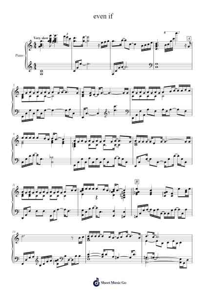 even if Sheet Music by Ken Hirai-Arr.Leighruth