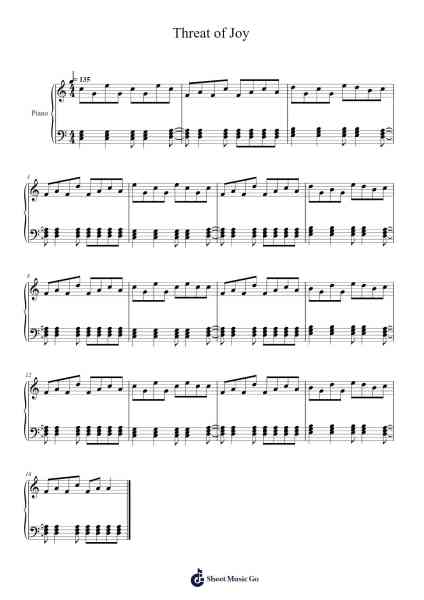 Threat of Joy Sheet Music by The Strokes-Arr.Bobright