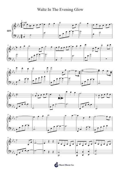 Waltz In The Evening Glow Sheet Music by 加古隆-Arr.Crodre Kipqe