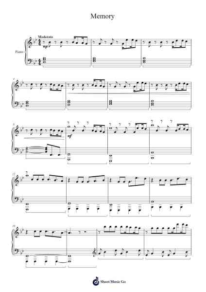 Memory Sheet Music by Elektronomia & RUD/Nikolas Letzel-Arr.Huxmons