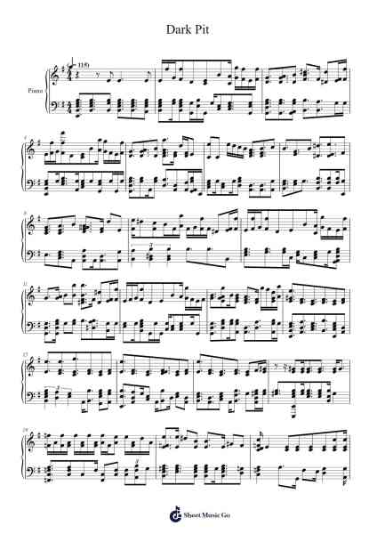 Dark Pit Sheet Music by undefined-Arr.Blajeames Yulewood