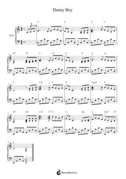 Danny Boy Sheet Music by undefined-Arr.Steino'neil Erdine