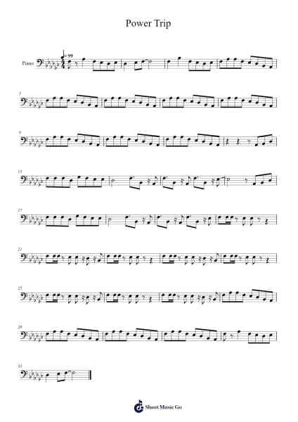 Power Trip Sheet Music by Melsea-Arr.Yeapont Trecob
