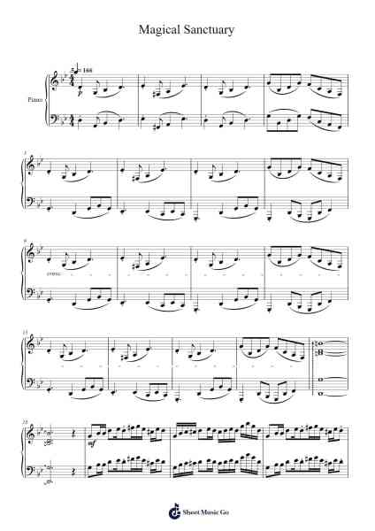 Magical Sanctuary Sheet Music by Kobaryo-Arr.Joshjean