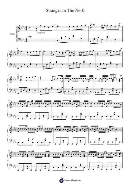 Stranger In The North Sheet Music by undefined-Arr.Paydice