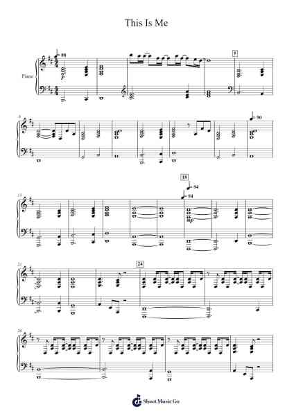 This Is Me Sheet Music by Benj Pasek/Justin Paul-Arr.Jesvin