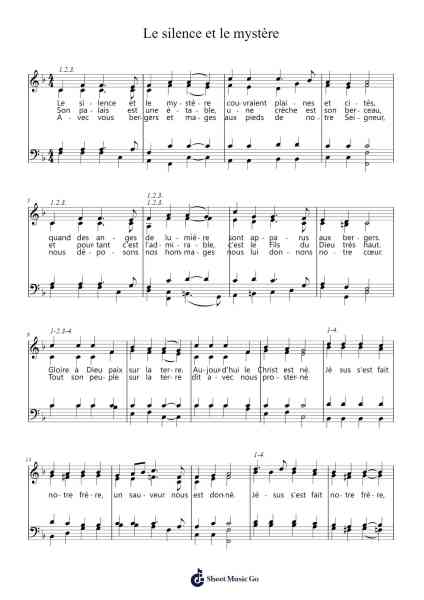 Le silence et le mystère Sheet Music by Felix Mendelssohn-Arr.Keatsrid Burnsgo