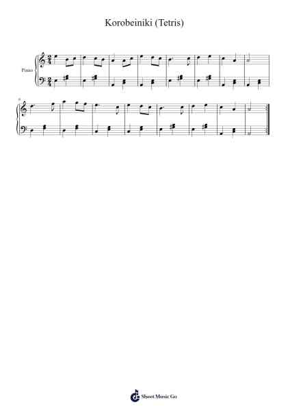 Korobeiniki (Tetris) Sheet Music by Traditional-Arr.Stelgil Kaycia