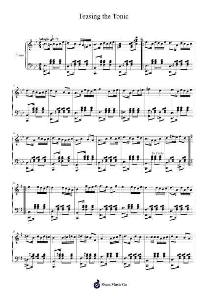 Teasing the Tonic Sheet Music by John Lambert-Arr.Stanid