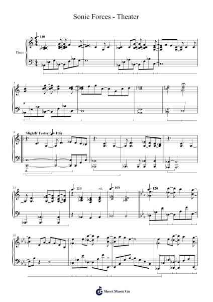 Sonic Forces - Theater Sheet Music by undefined-Arr.Hearstlynch