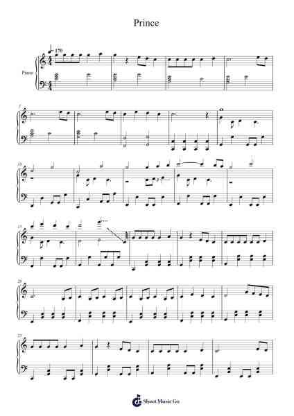 Prince Sheet Music by undefined-Arr.Finnat Mintosh