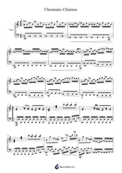 Chromatic Chimera Sheet Music by undefined-Arr.Blybohm