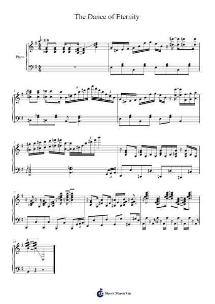 The Dance of Eternity Sheet Music by Dream Theater-Arr.Faulkvy