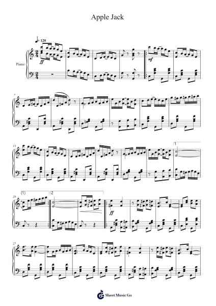 Apple Jack Sheet Music by Chas L Johnson-Arr.Ianlay Hullee