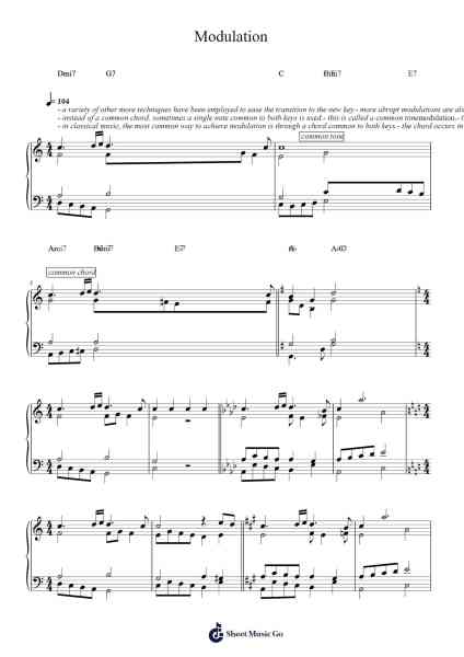 Modulation Sheet Music by Marc Sabatella-Arr.Sinrin Sibylnice