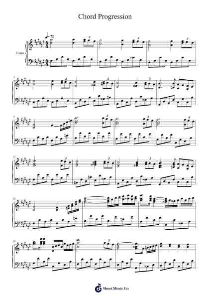 Chord Progression Sheet Music by undefined-Arr.Keykins Micklass