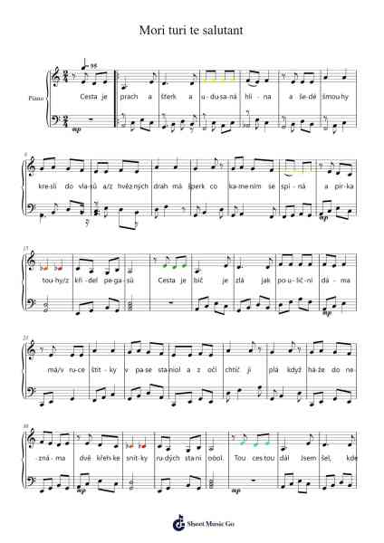 Mori turi te salutant Sheet Music by undefined-Arr.Lytckey Comnel