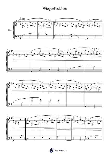 Wiegenlied, Op. 49: No. 4 Sheet Music by Robert Schumann-Arr.Yvettenat Iveshall