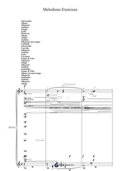 Op. 45 - Volume 2 - Melodious Exercises Sheet Music by Christian Schäfer-Arr.Xefunk Huttrick